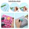 Needle Felting Kit, Wool Roving 40 Colors Set, Needle Felting Starter Kit, Needle Felting Tools Kit with Exquisite Green Storage Bag, Wool Felt Tools for Felted Animal Needle Felting Supplies